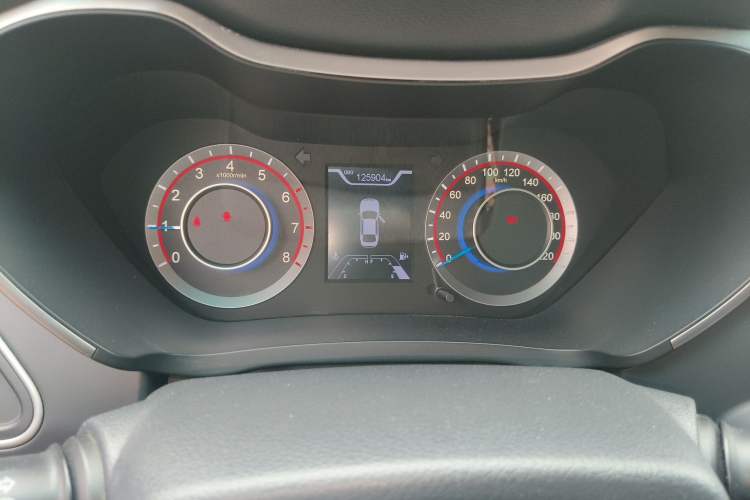 Used Haima Fumei 2017 1.6L Manual Luxury Model Odometer Close Up