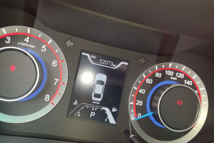 Used Haima Fumei 2017 1.6L Automatic Luxury Model Odometer Close Up