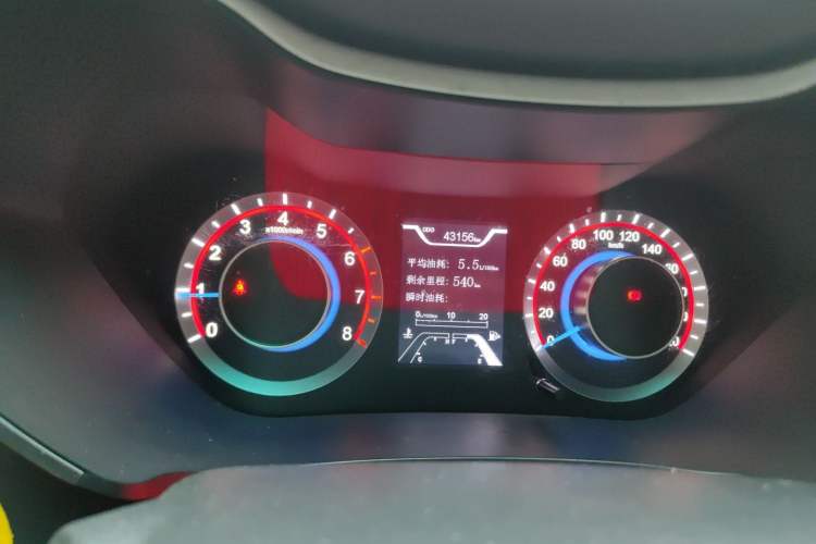 Used Haima Fumei 2017 1.6L Manual Luxury Model Odometer Close Up