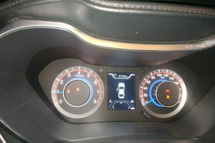 Used Haima Fumei 2017 1.6L Manual Luxury Model Odometer Close Up