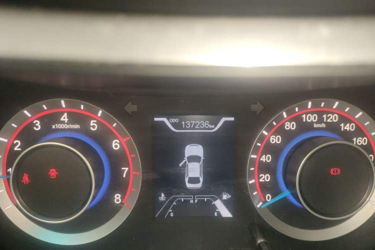 Used Haima Fumei 2017 1.6L Manual Comfort Model Odometer Close Up