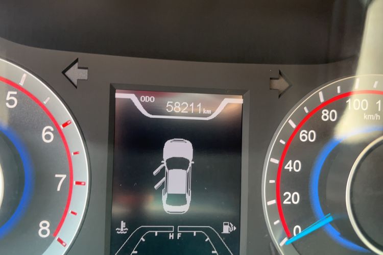 Used Haima Fumei 2017 1.6L Manual Comfort Model Odometer Close Up