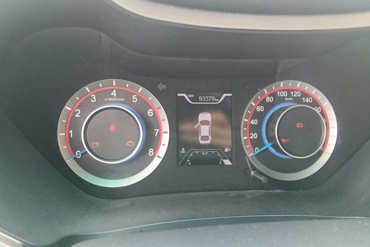 Used Haima Fumei 2017 1.6L Manual Comfort Model Odometer Close Up