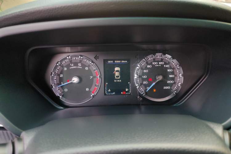 Used Haima Fumei F5 2018 1.6L Manual Elite Model Odometer Close Up