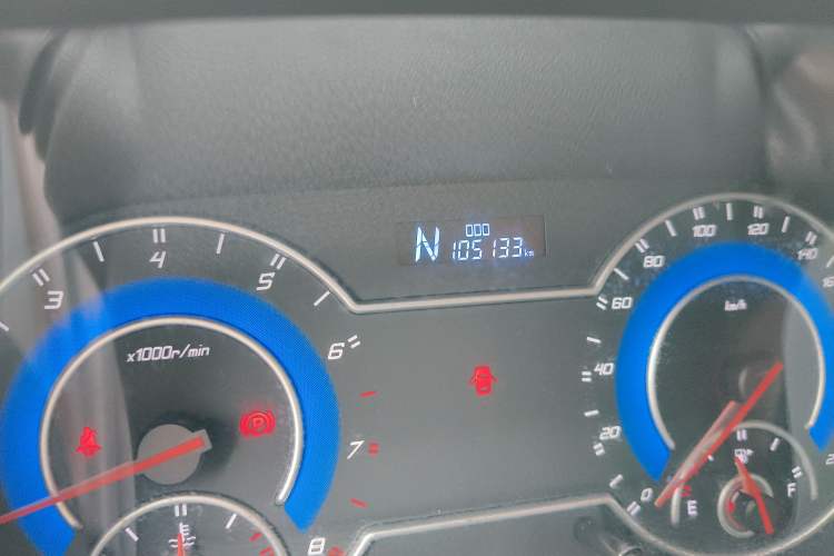 Used Haima Fumei F7 2017 1.5T 7-Seater Automatic Standard Edition Odometer Close Up