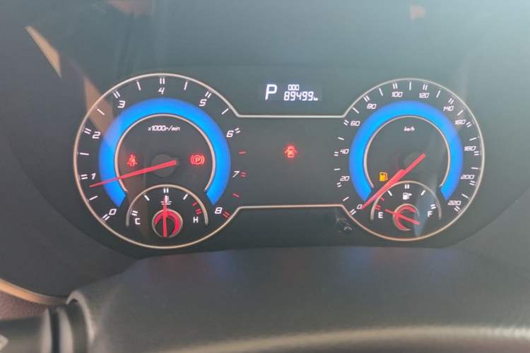 Used Haima Fumei MPV 2017 7-Seater Version 1.5T Automatic – Comfort Edition Instrument Cluster