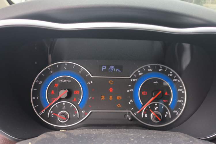 Used Haima Fumei MPV 2017 7-Seater Version 1.5T Automatic – Comfort & Enjoyment Trim Odometer Close Up