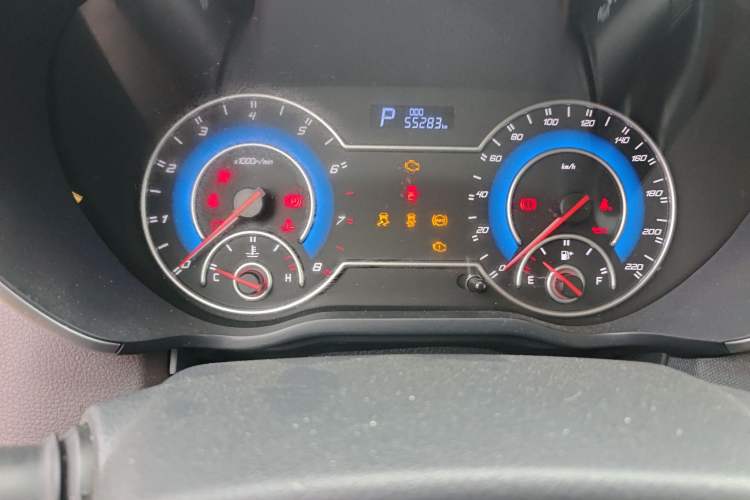 Used Haima Fumei MPV 2017 7-Seater Version 1.5T Automatic Value-Added Edition Odometer Close Up