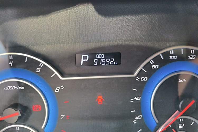 Used Haima Fumei MPV 2017 7-Seater Version 1.5T Automatic Value-Added Edition Odometer Close Up