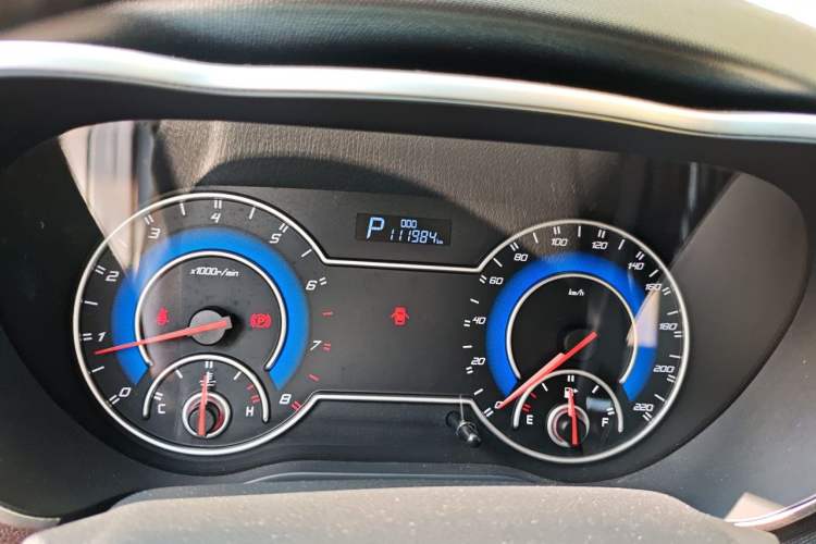 Used Haima Fumei MPV 2017 7-Seater Version 1.5T Automatic – Comfort & Enjoyment Trim Odometer Close Up