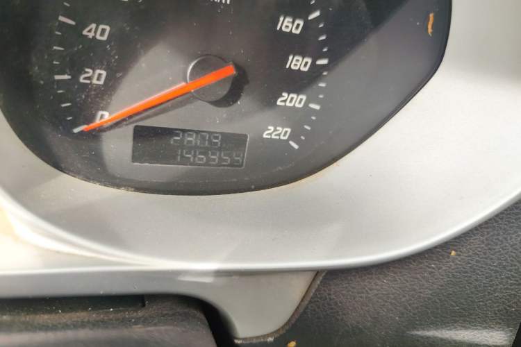 Used Haima M3 2013 1.5L Manual Base Version Odometer Close Up