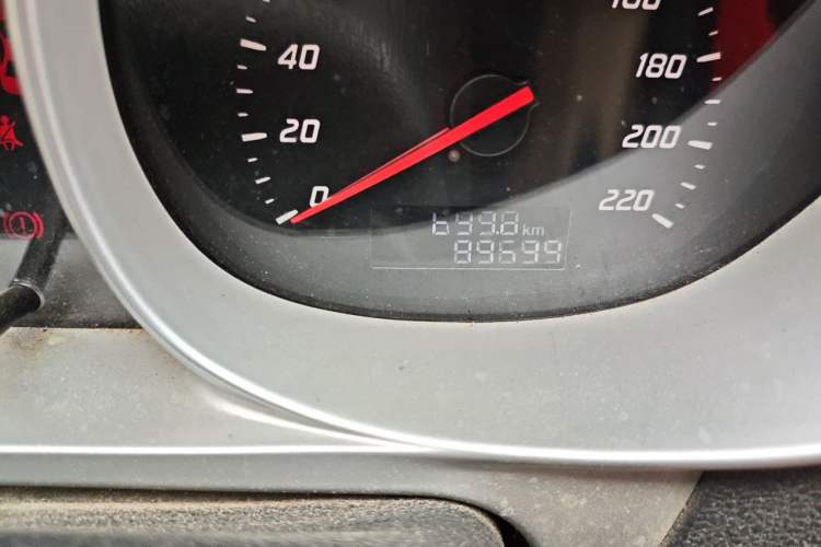 Used Haima M3 2013 1.5L Manual Base Version Odometer Close Up