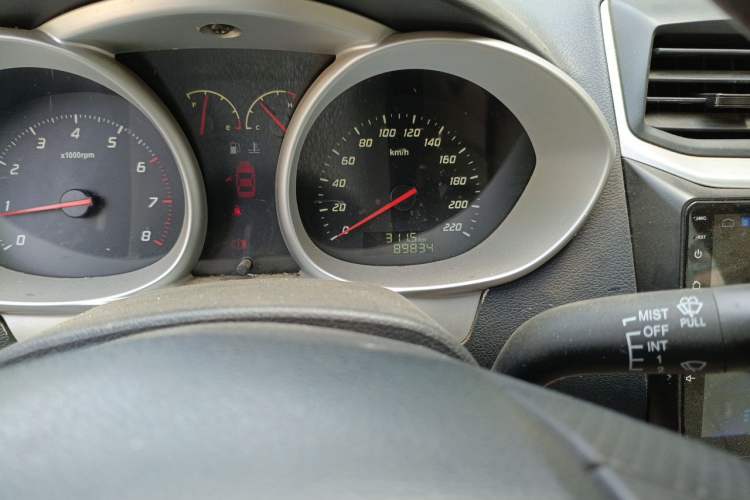 Used Haima M3 2013 1.5L Manual Base Version Odometer Close Up