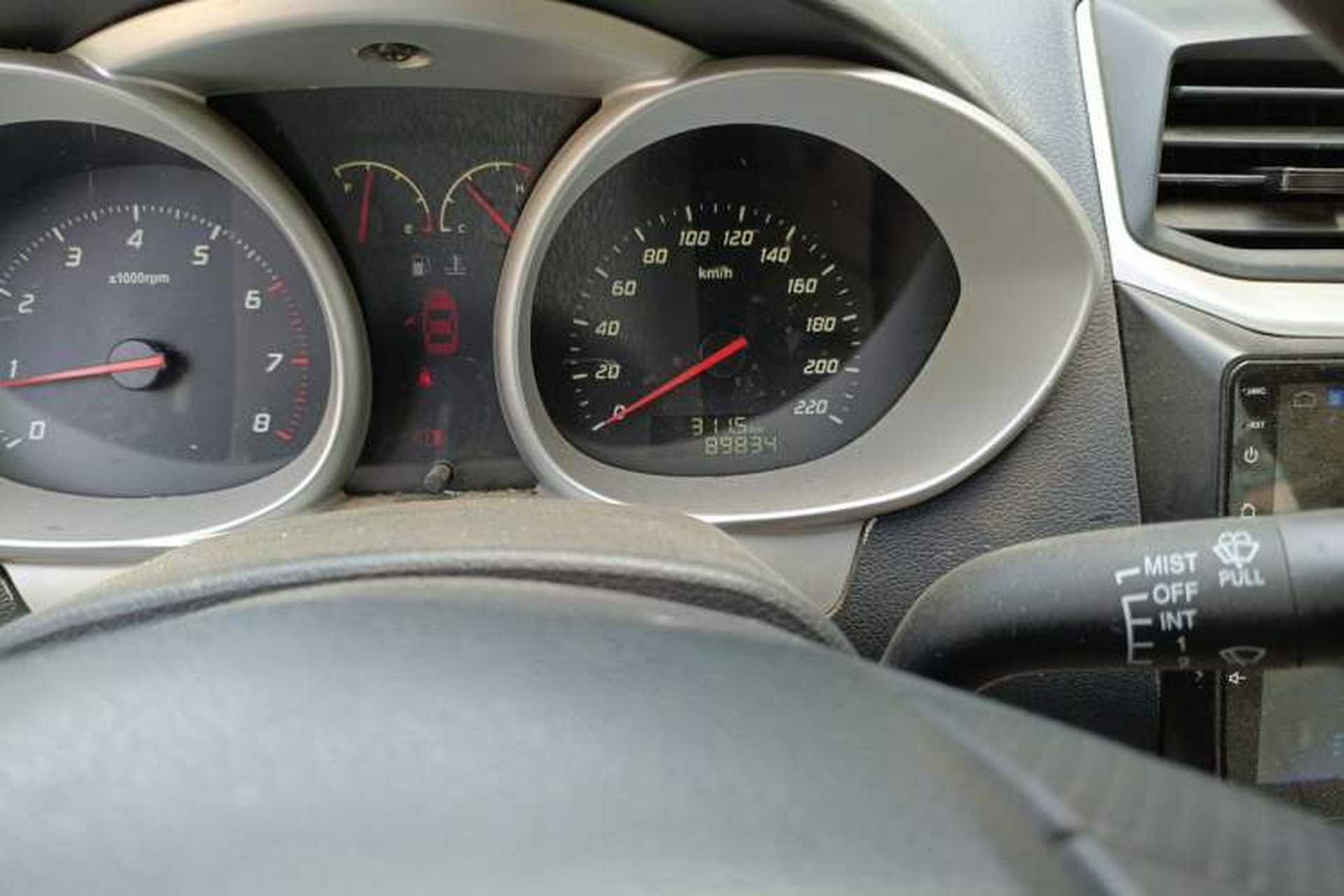 Used Haima M3 2013 1.5L Manual Base Version Odometer Close Up
