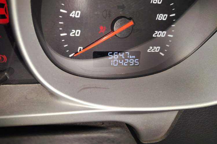 Used Haima M3 2013 1.5L Manual Elite Model Odometer Close Up