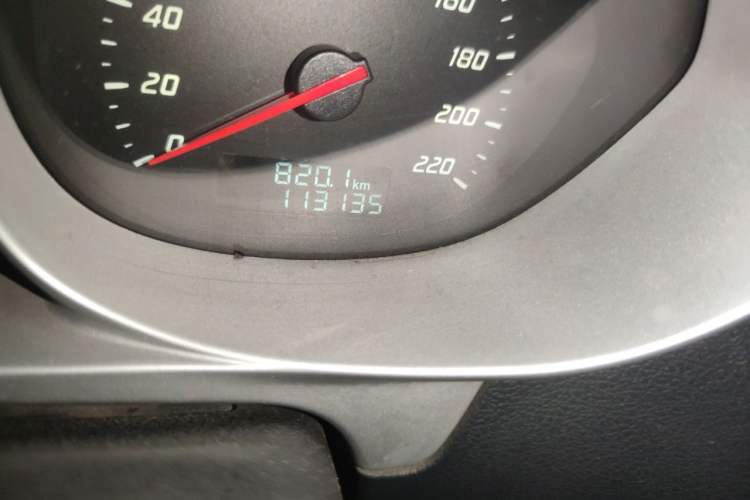 Used Haima M3 2013 1.5L Manual Standard Model Odometer Close Up