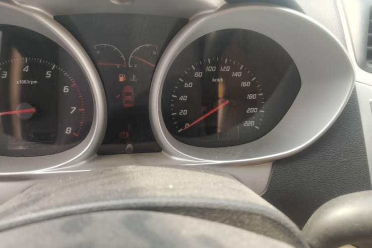 Used Haima M3 2013 1.5L Manual Elite Model Odometer Close Up