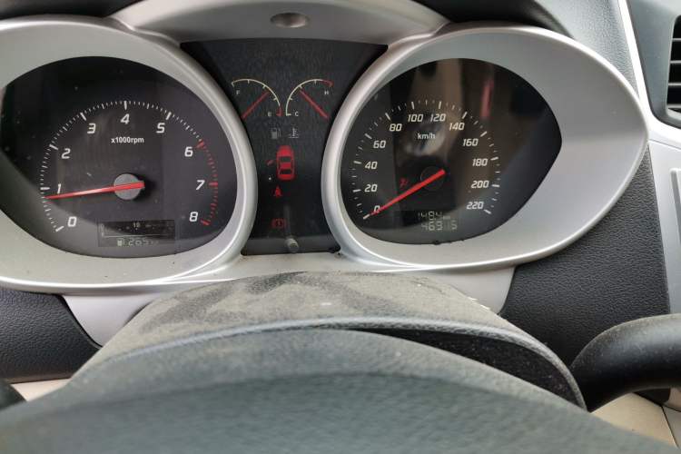 Used Haima M3 2013 1.5L Manual Elite Model Odometer Close Up