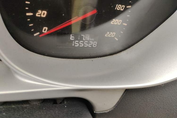 Used Haima M3 2013 1.5L Manual Standard Model Odometer Close Up
