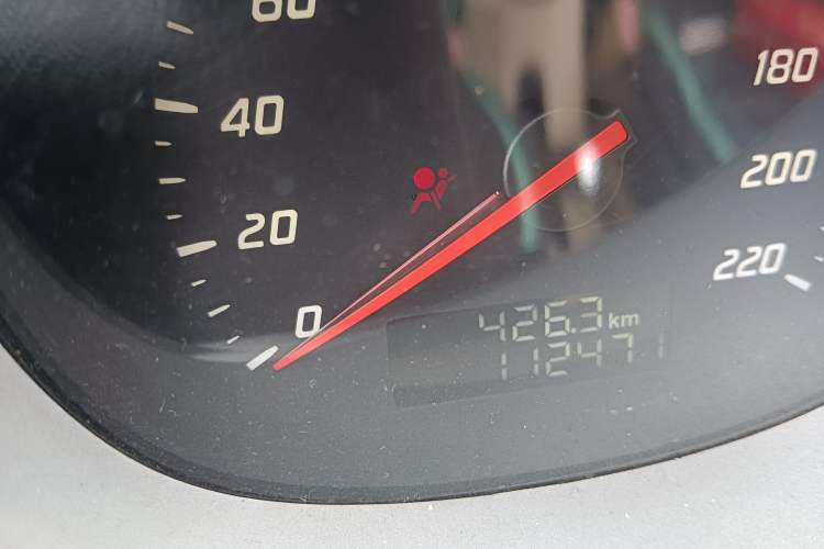 Used Haima M3 2013 1.5L Manual Elite Model Odometer Close Up