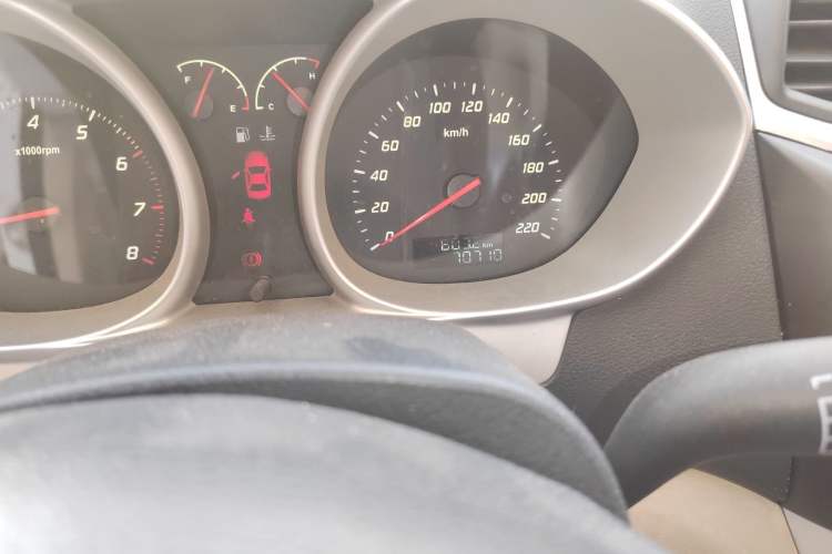 Used Haima M3 2013 1.5L Manual Base Version Odometer Close Up