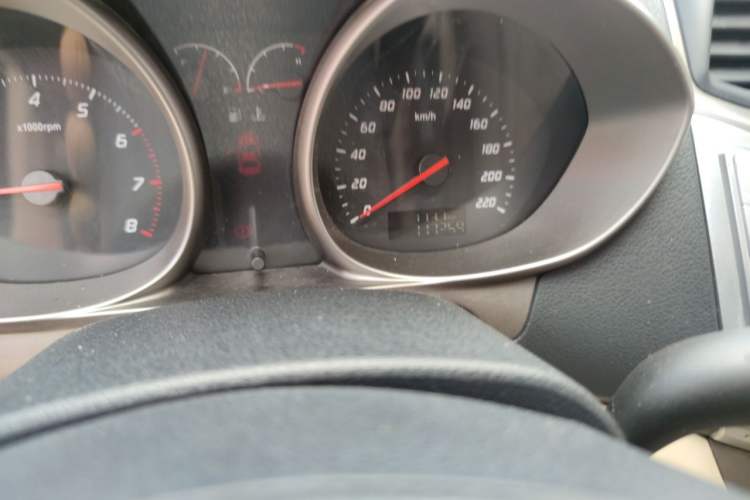 Used Haima M3 2014 1.5L Manual Standard Edition Odometer Close Up