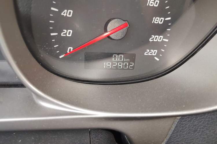 Used Haima M3 2014 1.5L Manual Standard Edition Odometer Close Up
