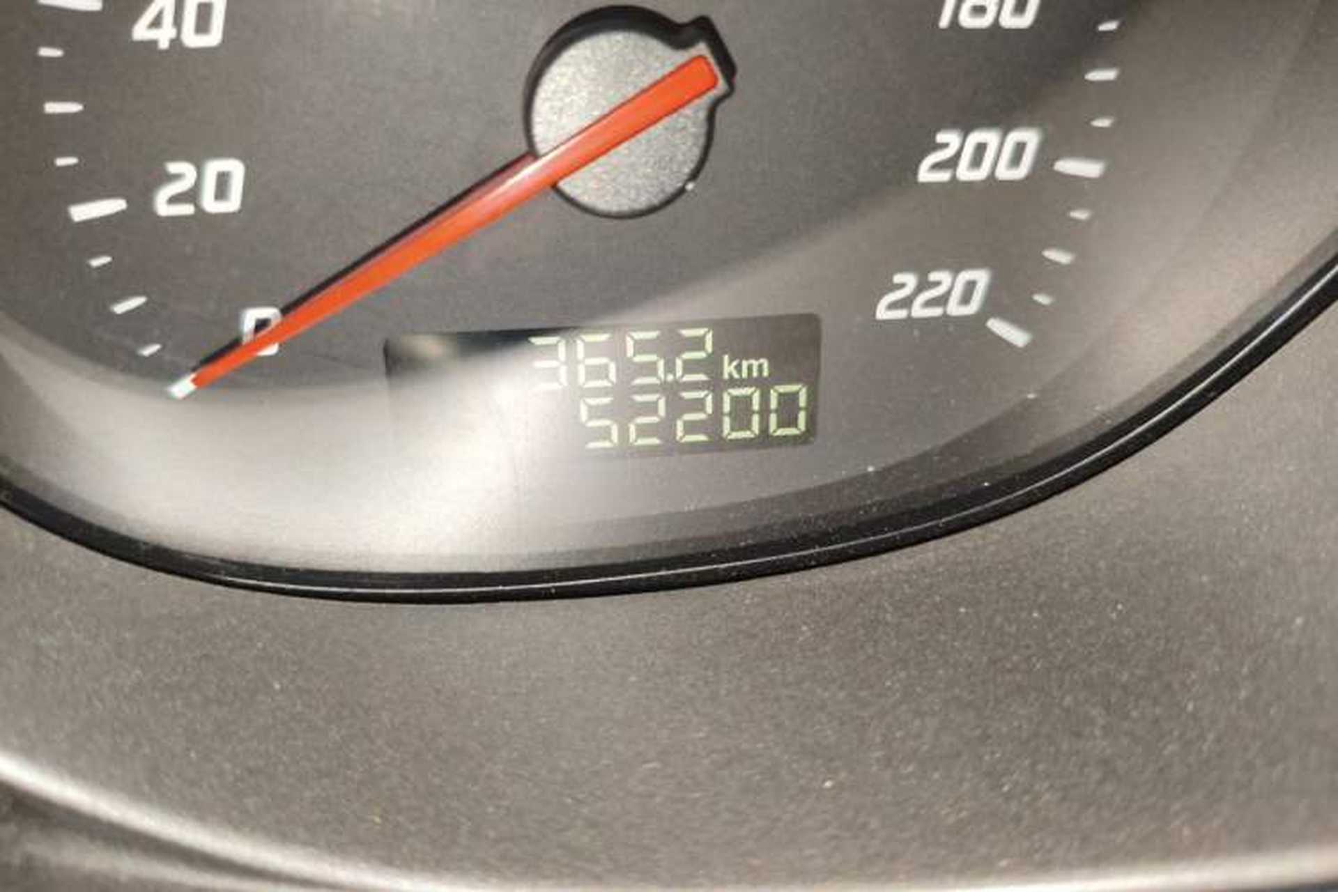 Used Haima M3 2015 1.5L Manual Elite Model Odometer Close Up