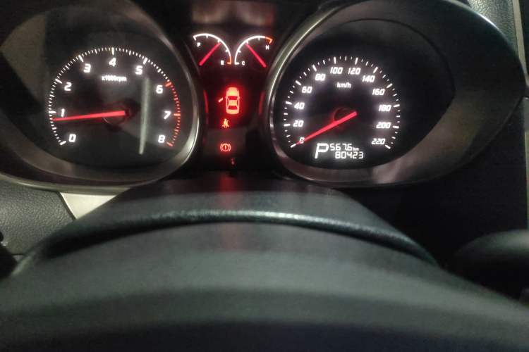 Used Haima M3 2015 1.5L CVT Elite with Sunroof Odometer Close Up