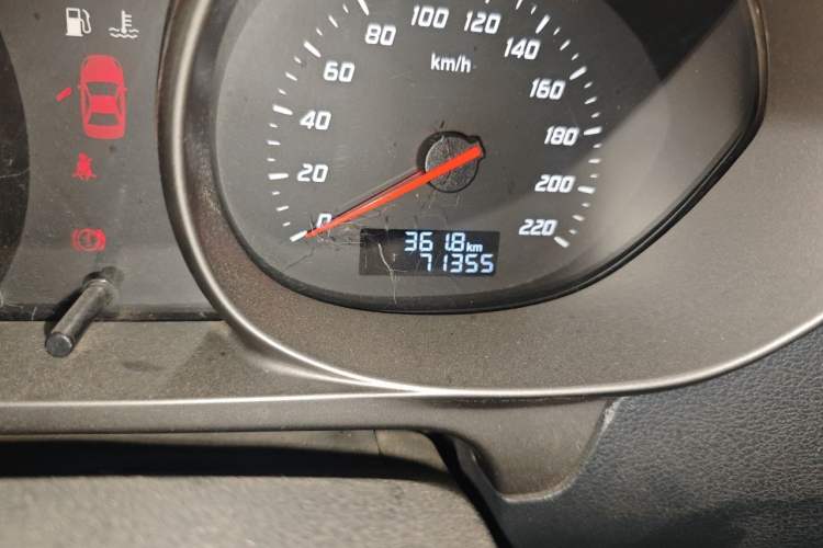Used Haima M3 2015 1.5L Manual Elite Model Odometer Close Up