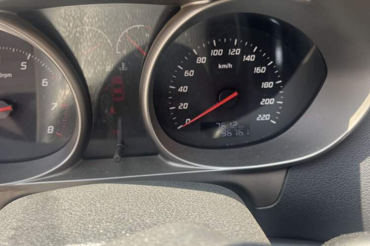 Used Haima M3 2015 1.5L Manual Elite Model Odometer Close Up