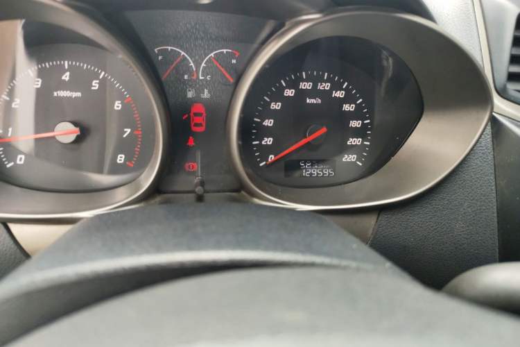 Used Haima M3 2015 1.5L Manual Elite Model Odometer Close Up