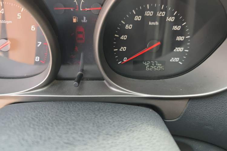 Used Haima M3 2015 1.5L Manual Elite Model Odometer Close Up