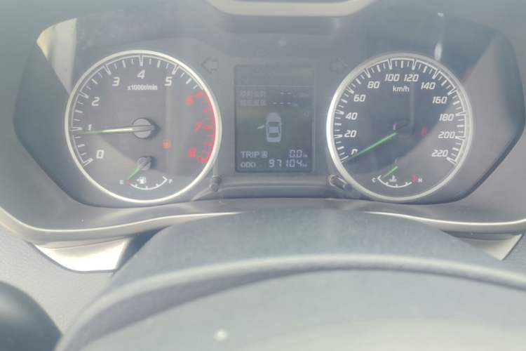Used Haima M3 2016 1.5L Manual Comfort Model with Sunroof Odometer Close Up