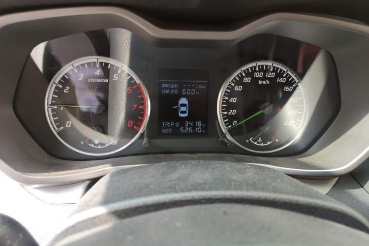 Used Haima M3 2016 1.5L Manual Comfort Model Odometer Close Up