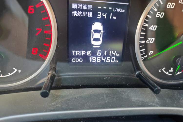 Used Haima M3 2016 1.5L Manual Smart Comfort Edition Odometer Close Up