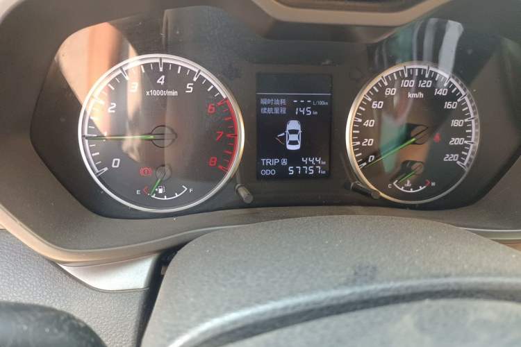 Used Haima M3 2016 1.5L Manual Comfort Model Odometer Close Up
