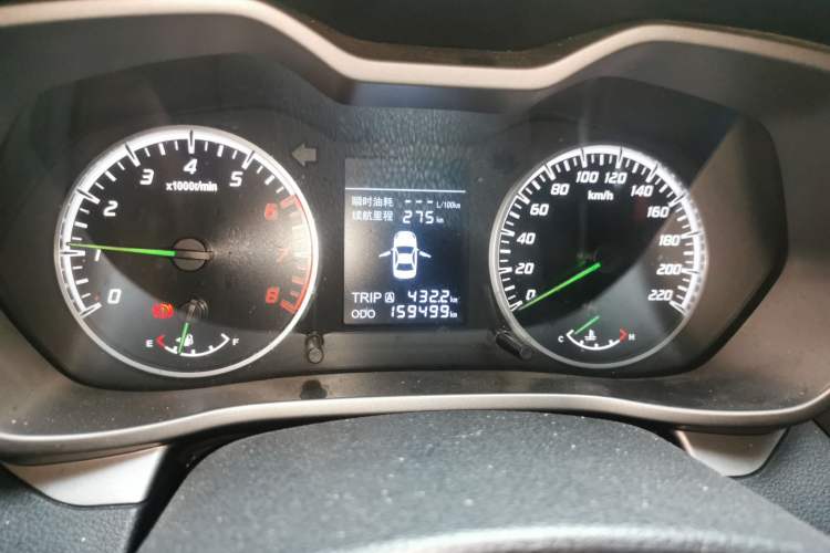 Used Haima M3 2016 1.5L Manual Comfort Model Odometer Close Up