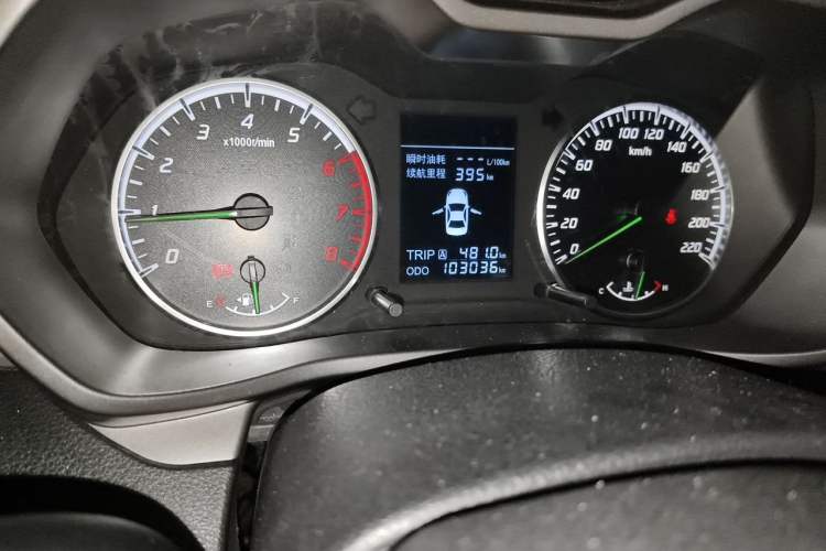Used Haima M3 2017 1.5L Manual Luxury Version Odometer Close Up