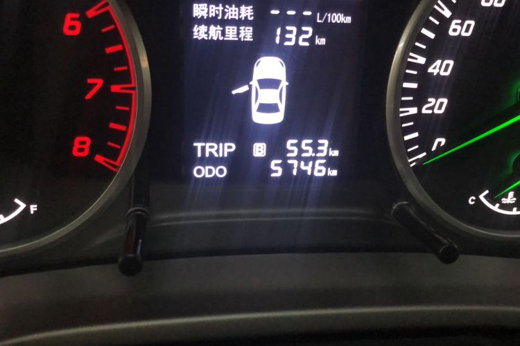 Used Haima M3 2017 1.5L Manual Comfort Model Odometer Close Up