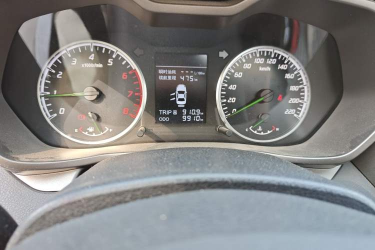 Used Haima M3 2017 1.5L Manual Luxury Version Odometer Close Up