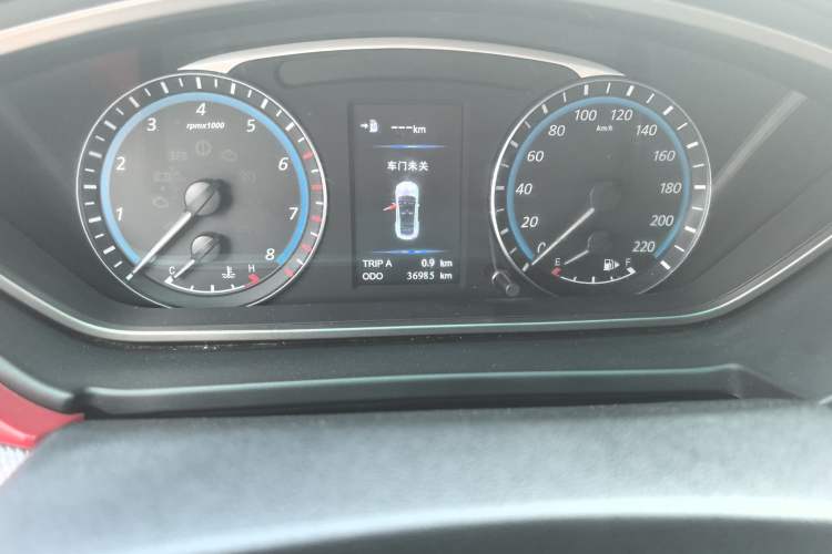 Used Haima M6 2015 1.5T CVT Sport Premium Model Odometer Close Up