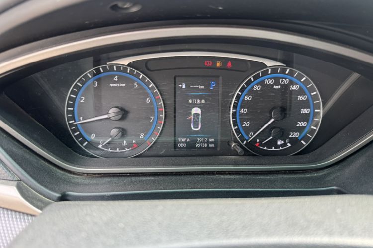 Used Haima M6 2015 1.5T CVT Sporty Smart Model Odometer Close Up