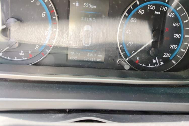 Used Haima M6 2016 1.6L Manual Comfort Model Odometer Close Up