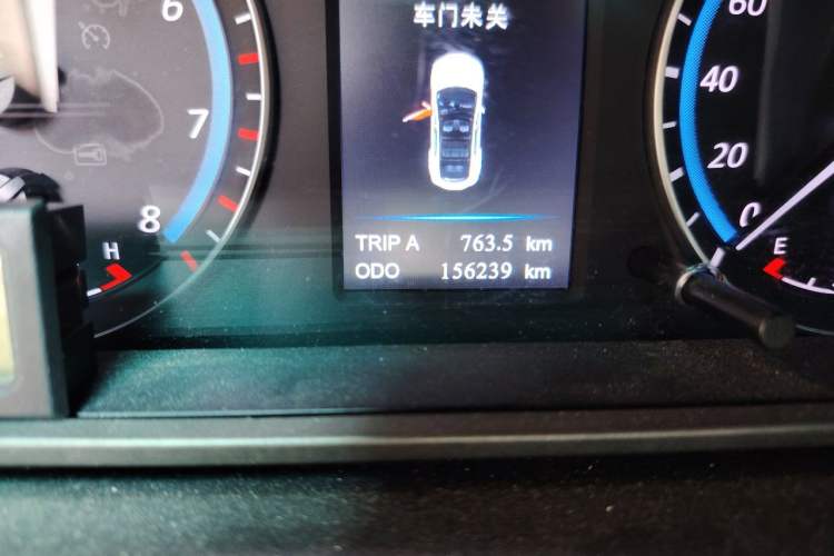 Used Haima M6 2017 1.6L Manual Sport Smart Model Odometer Close Up