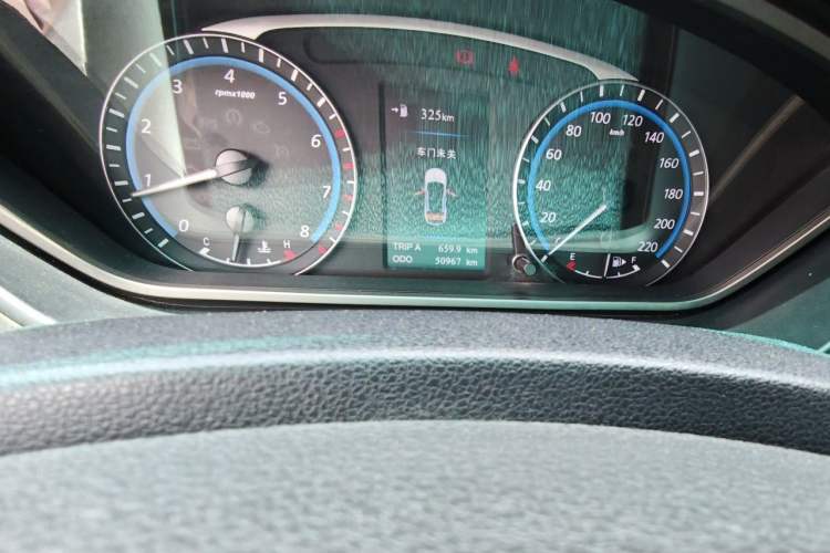 Used Haima M6 2017 1.6L Manual Comfort Model Odometer Close Up