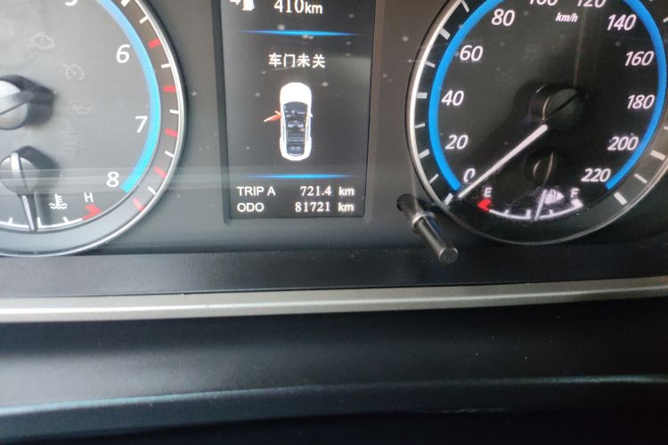 Used Haima M6 2017 1.6L Manual Comfort Model Odometer Close Up