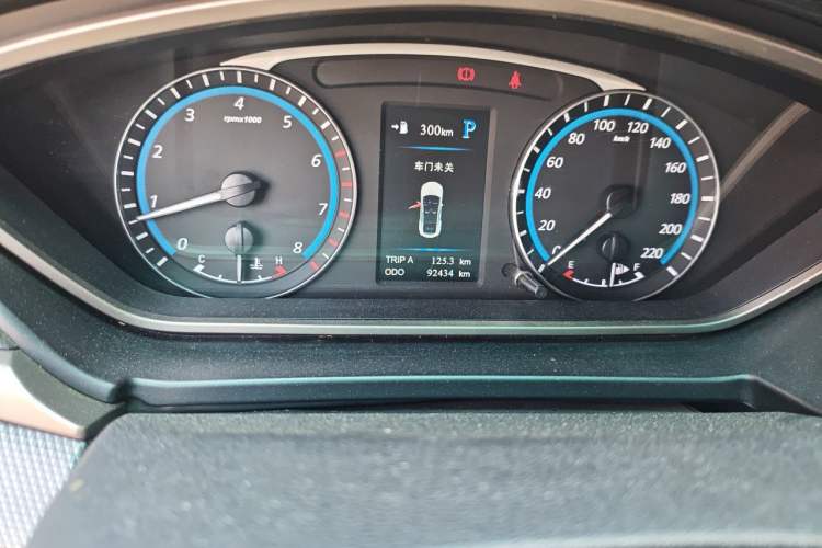 Used Haima M6 2017 1.5T CVT Luxury Model Odometer Close Up