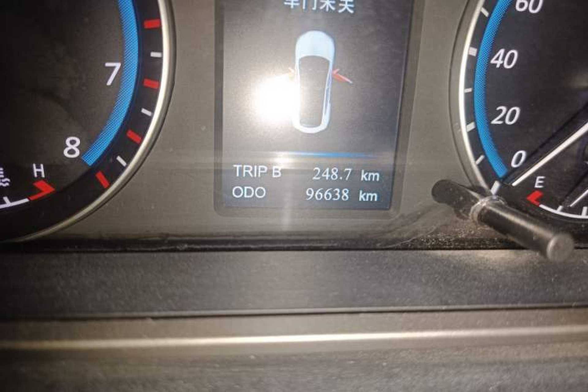 Used Haima M6 2017 1.6L Manual Sport Smart Model Odometer Close Up