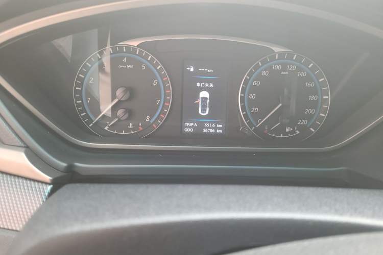 Used Haima M6 2017 1.5T CVT Luxury Model Odometer Close Up
